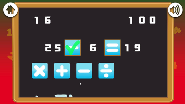 Elementary Arithmetic Game requirements