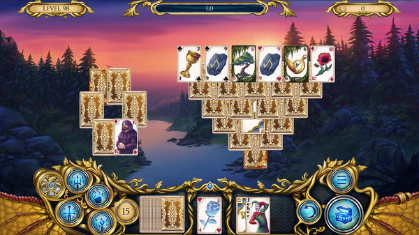 Solitaire. Dragon Lightfor windows and Linux 1