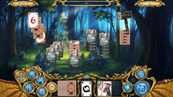 Solitaire. Dragon Light game for windows Pc 1