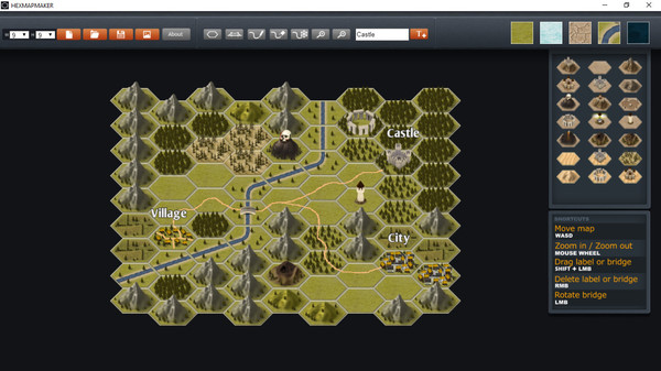 HEXMAPMAKERfor windows and Linux 1