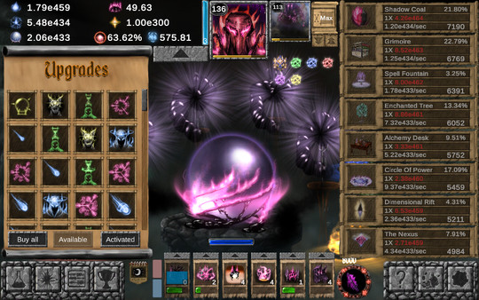 Скриншот из Idle Wizard