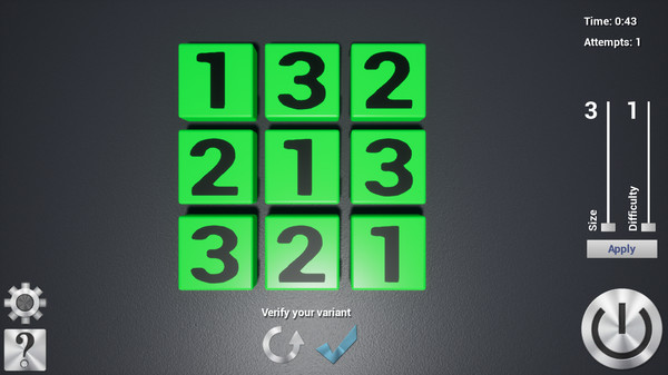 Sudoku3D game for Linux 1