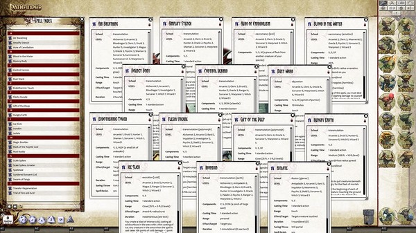 Скриншот из Fantasy Grounds - Pathfinder RPG - Monster Codex (PFRPG)