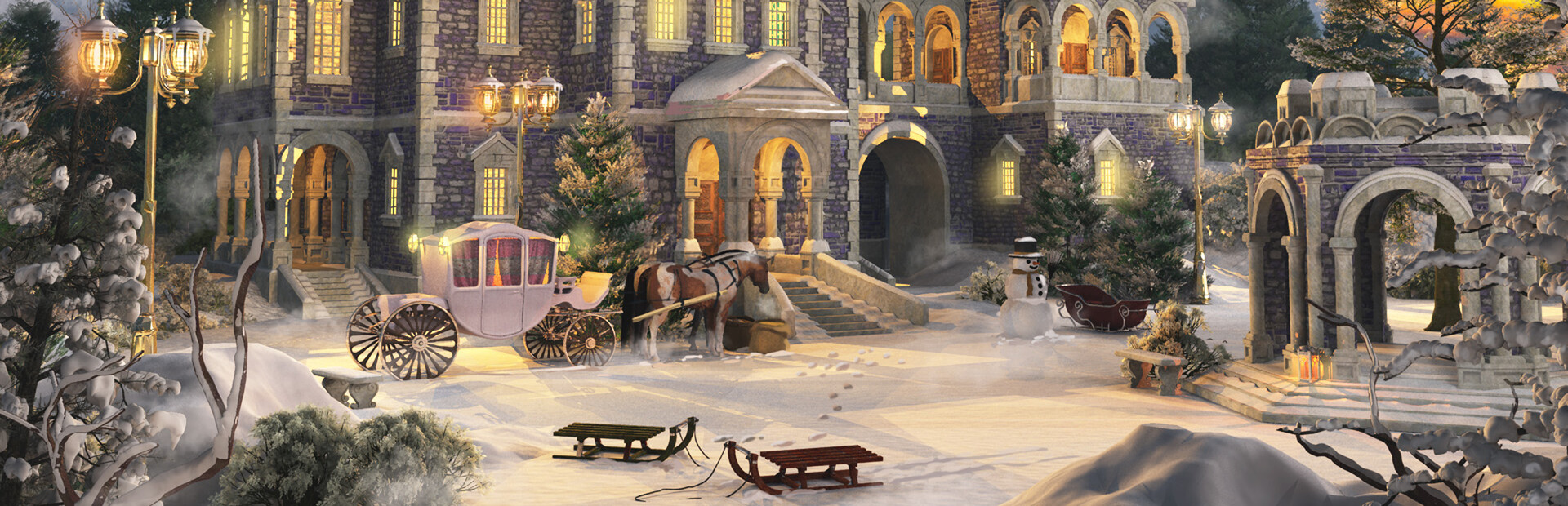 Jewel Match Solitaire Winterscapes