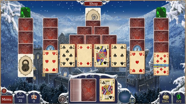 Jewel Match Solitaire Winterscapes screenshot