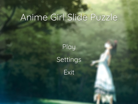 Anime Girl Slide Puzzle