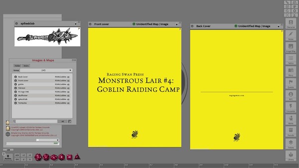 Скриншот из Fantasy Grounds - Monstrous Lair #4: Goblin Raiding Camp (Any Ruleset)