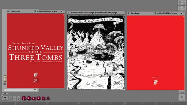 Скриншот из Fantasy Grounds - Shunned Valley of the Three Tombs (5E)
