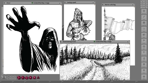 Скриншот из Fantasy Grounds - Shunned Valley of the Three Tombs (5E)