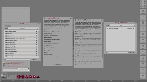 Скриншот из Fantasy Grounds - Monstrous Lair #5: Harpy’s Nest (Any Ruleset)