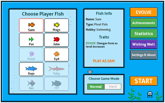 Pixel Fish recommended requirements