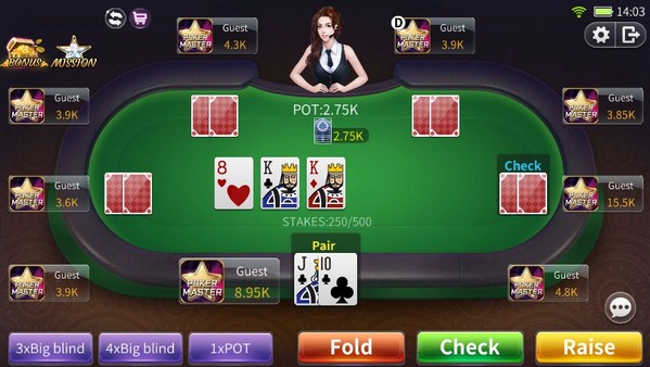 Скриншот из Poker Master