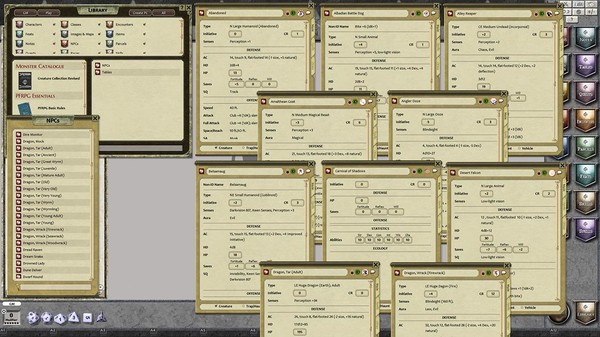 Скриншот из Fantasy Grounds - Creature Collection Revised (PFRPG)