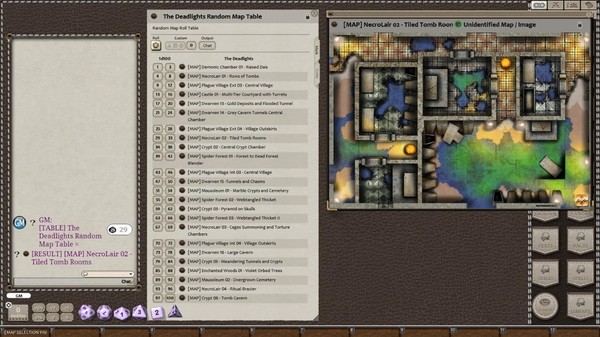 Скриншот из Fantasy Grounds - Meanders Map Pack: The Deadlights (Map Pack)