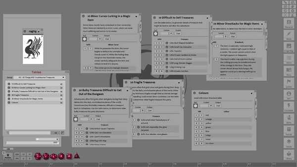 Скриншот из Fantasy Grounds - 20 things #18: Troublesome Treasures (Any Ruleset)