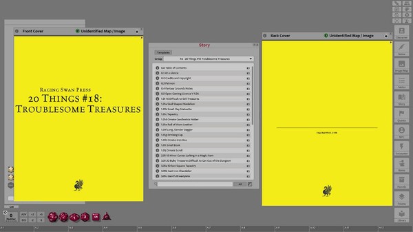 Скриншот из Fantasy Grounds - 20 things #18: Troublesome Treasures (Any Ruleset)