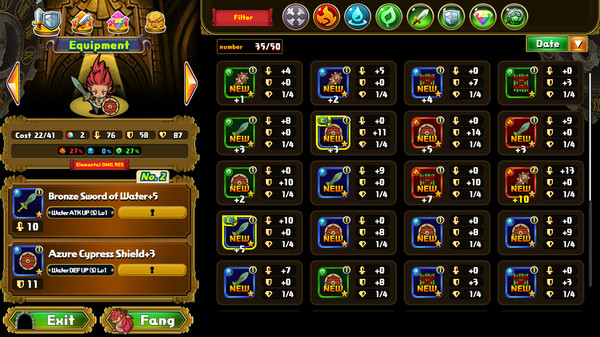 Скриншот из DragonFang - Drahn's Mystery Dungeon Скриншот из DragonFang - Drahn's Mystery Dungeon