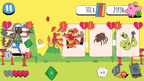 Скриншот из Knights of the Card Table