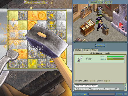 Скриншот из Puzzle Pirates
