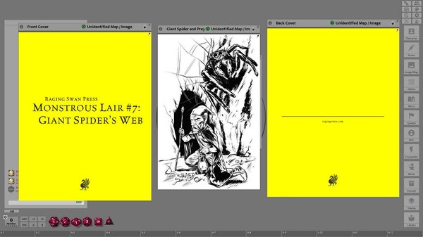 Скриншот из Fantasy Grounds - Monstrous Lair #7: Giant Spider's Web (Any Ruleset)