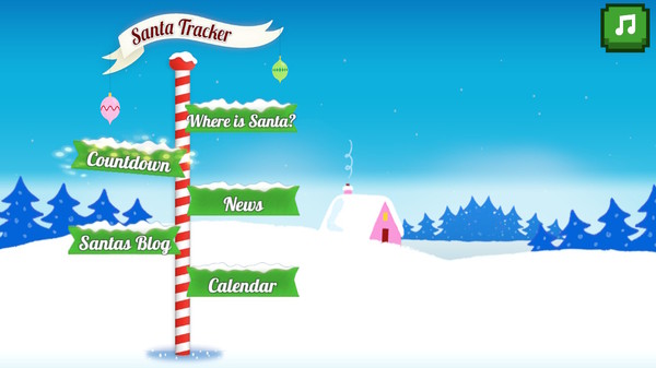 Скриншот из Santa Tracker