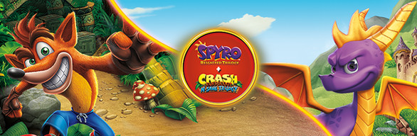 Steam Spyro Crash Remastered Game Bundle