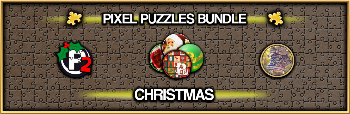 Pixel Puzzles Jigsaw Bundle: Christmas