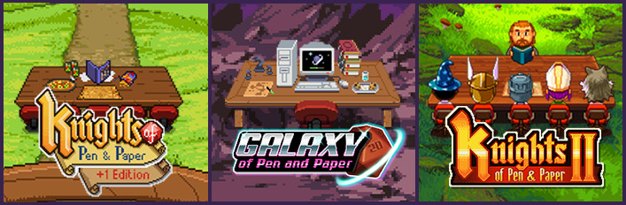 Knights of Pen and Paper and Galaxy of Pen and Paper Bundle