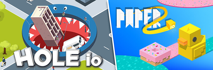 Hole io + Paper io 2