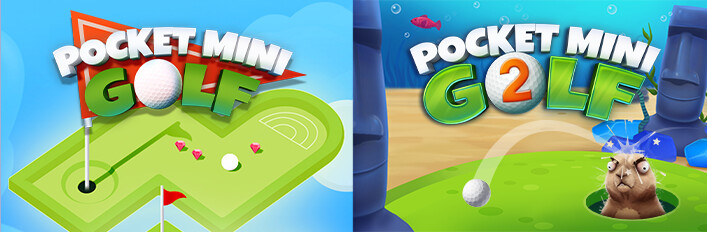 Pocket Mini Golf + Pocket Mini Golf 2