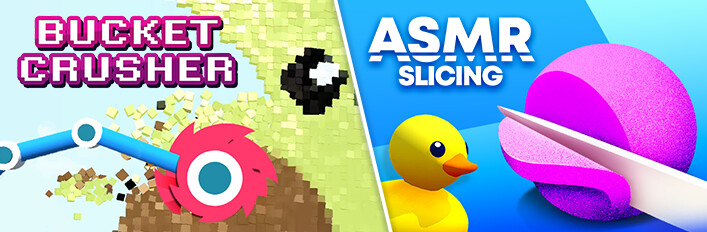 Bucket Crusher + ASMR Slicing