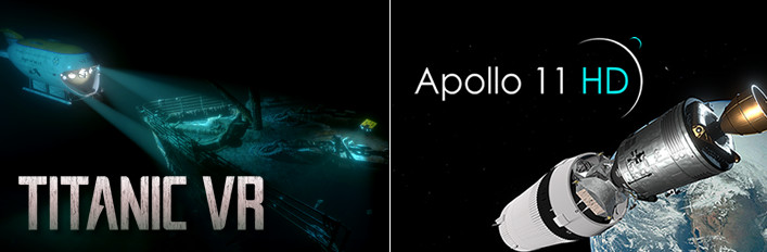Titanic VR & Apollo 11 VR HD Bundle
