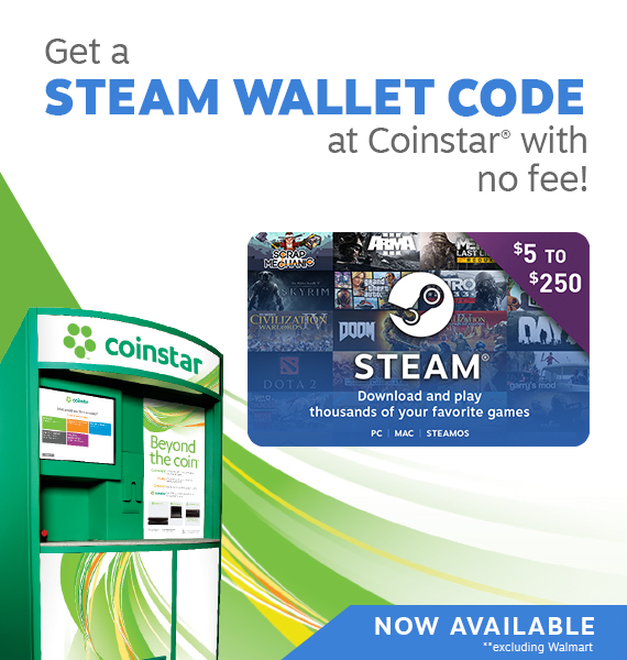 Coinstar machines now offer Steam wallet codes ResetEra