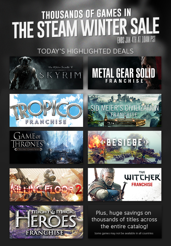 Steam News - On NOW: The Steam Spring Sale! - Steam News