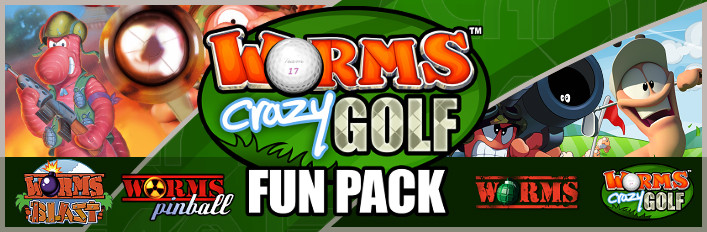 Worms Crazy Golf Fun Pack