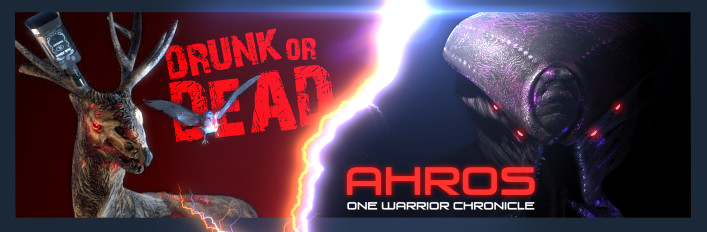 Ahros: One warrior chronicle & Drunk Or Dead - Commercial License (commercial license)