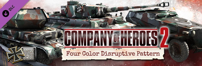 Company of Heroes 2 - German Skin: Four Color Disruptive Pattern Bundle