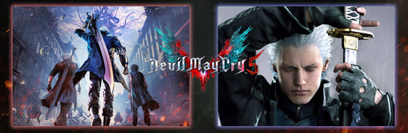 Devil May Cry 5 + Vergil cover art