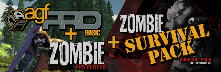 Axis Game Factory's + Zombie FPS + Zombie Survival Pack DLC