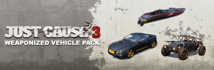 Just Cause 3 - Weaponized Vehicle Pack