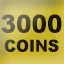 Collect 3000 coins