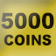 Collect 5000 coins