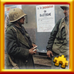 2 American Soldiers In Bastogne