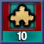 Icon for 10 Puzzles Complete!