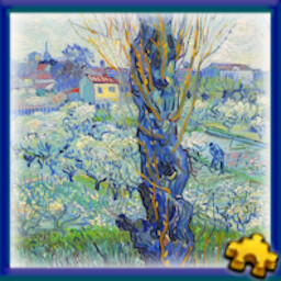View of Arles, Flowering Orchards