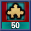 Icon for 50 Puzzles Complete!