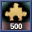 Icon for 500 PIECES PLACED!