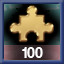 Icon for 100 PIECES PLACED!