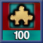 Icon for 100 Puzzles Complete!