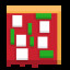 Icon for One squarinara with ham cubes
